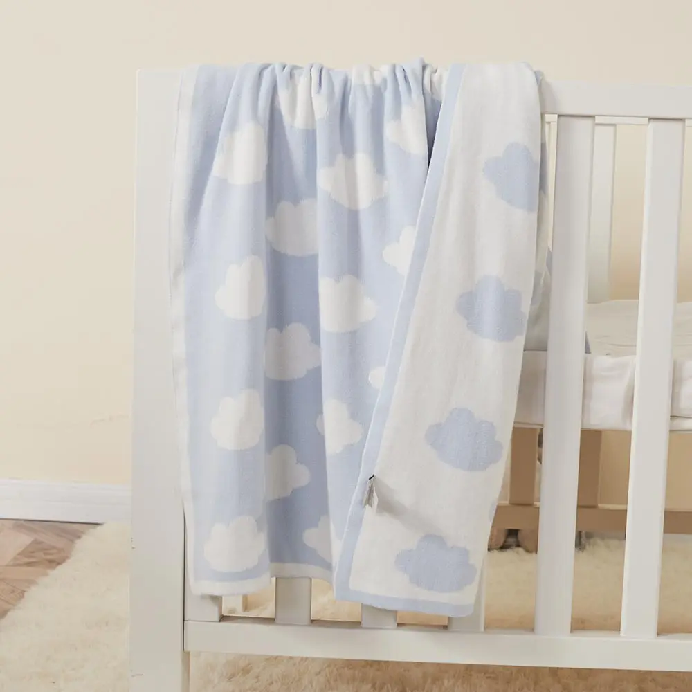 OEM  bear shaped plush toy and soft baby blanket for soft cute newborn baby gift set