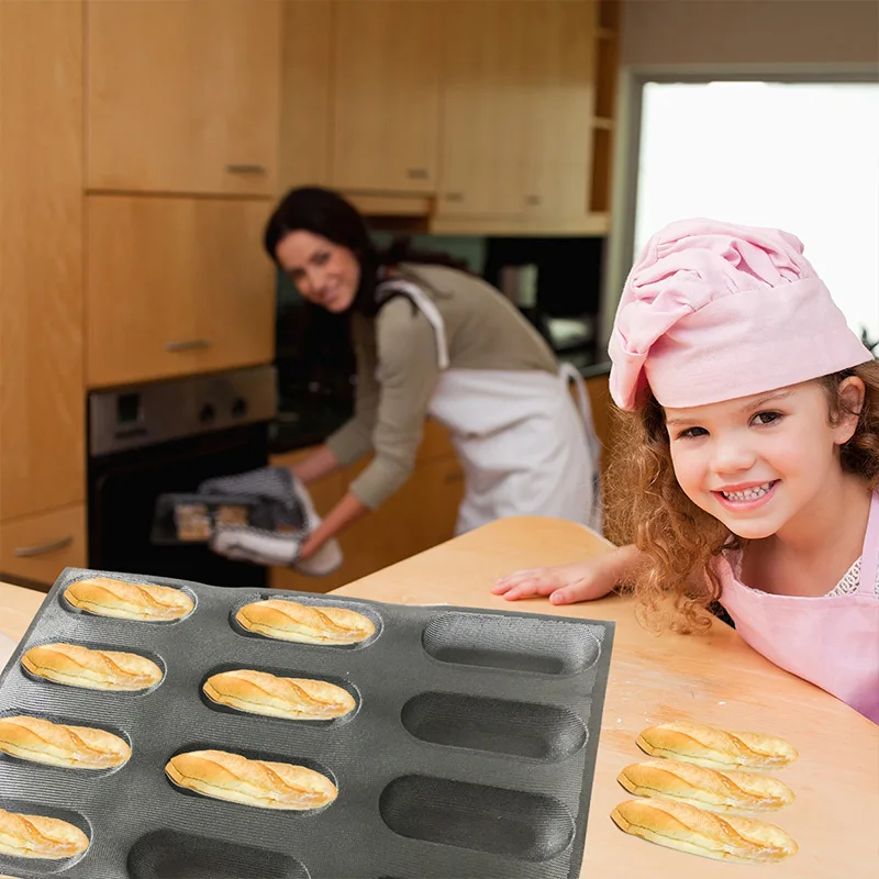 Home Use Silicone Eclair Mould Bread Mold