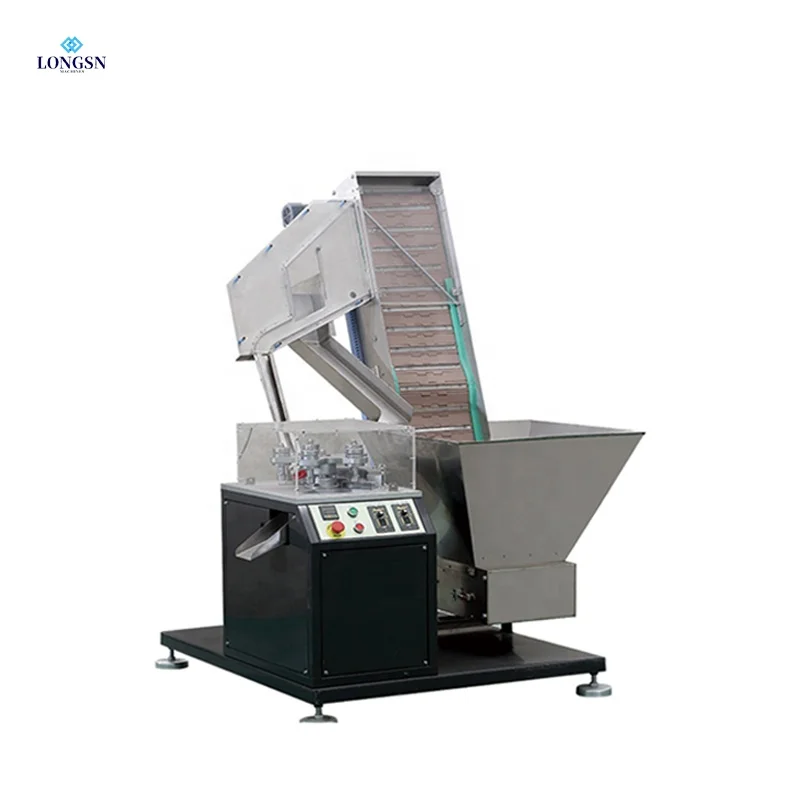 Automatic cap slitting machine