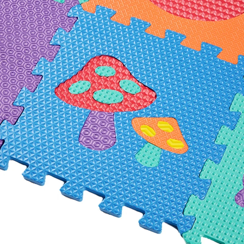 Bestseller Eco Friendly large kids floor mat with interlocking Jigsaw Puzzle babies toys and games EVA MAT