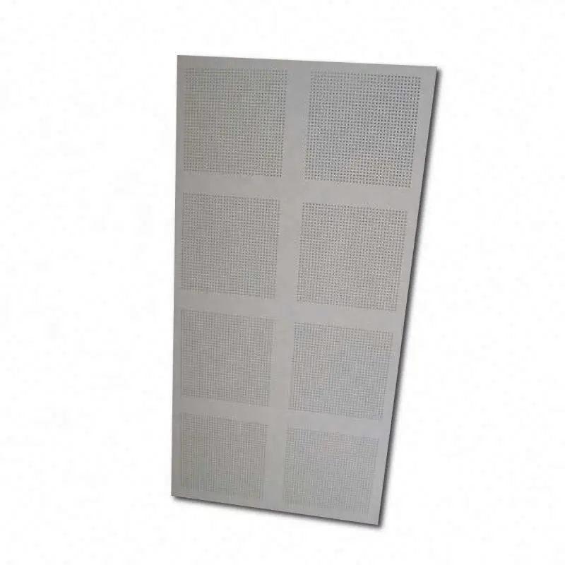 Absorbing ceiling 12mm partition drywall plasterboard perforated acoustic gypsum board price in india dego factory 1200x2400mm