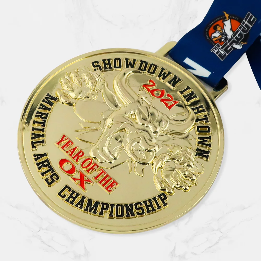 China Medal Factory Cheap Price Wholesale Taekwondo Award Medal Professional Custom Taekwondo Award Medal
