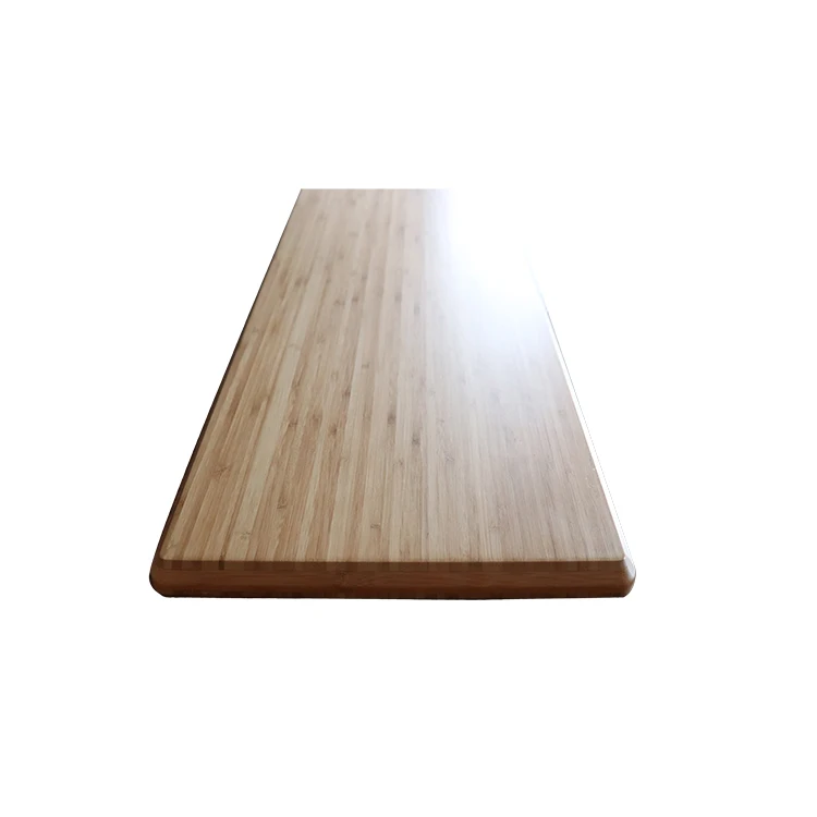 Доска из бамбуковой фанеры естественного цвета для регулируемого стола из бамбука