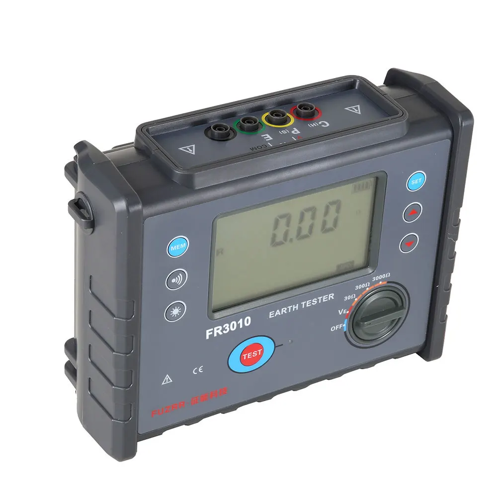 Wholesale Factory Simple Use Large LCD FR3010 Digital Ground Resistance Earth Tester Voltage Meter