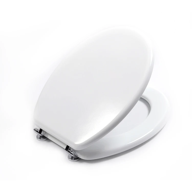 Angel Shield Diodegradable customized PU seat watermark bathroom wc elongated toilet seat