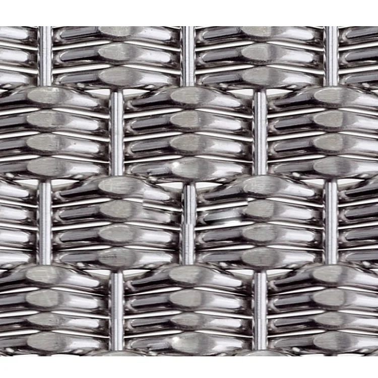 Decorative Wall Panel Cable Wire Mesh Flexible Stainless Steel Cable Woven Mesh