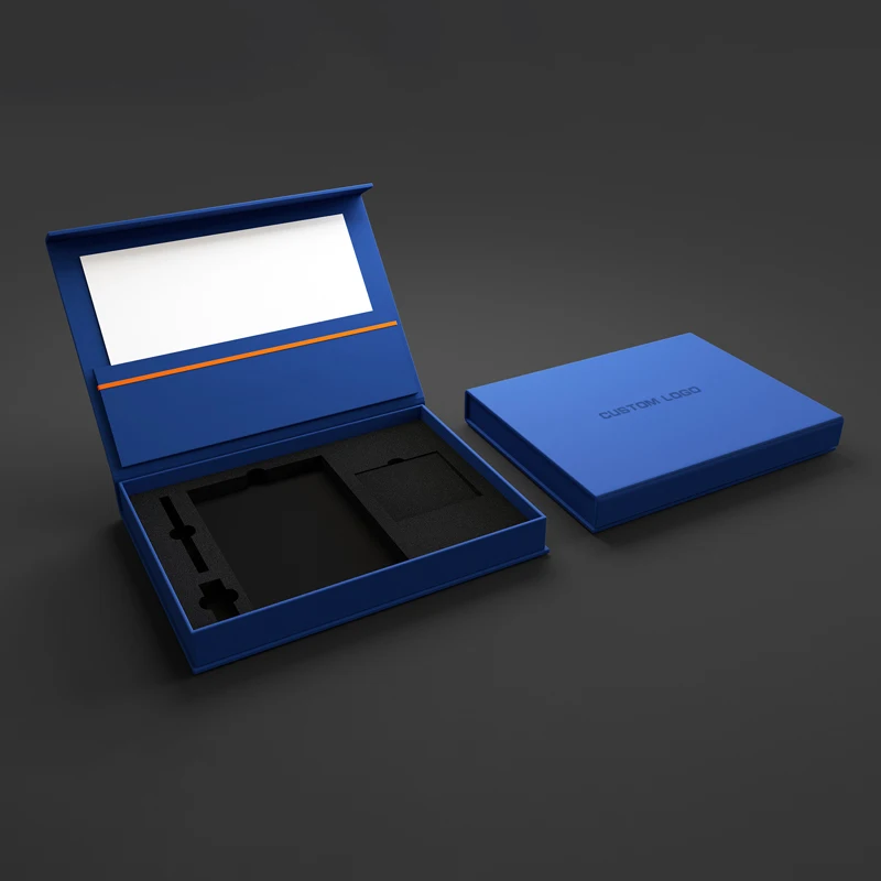 Custom Logo Luxury Recyclable Cardboard Rigid Magnet Box Packaging Paper Folding Magnetic Gift Box With Magnetic Lid