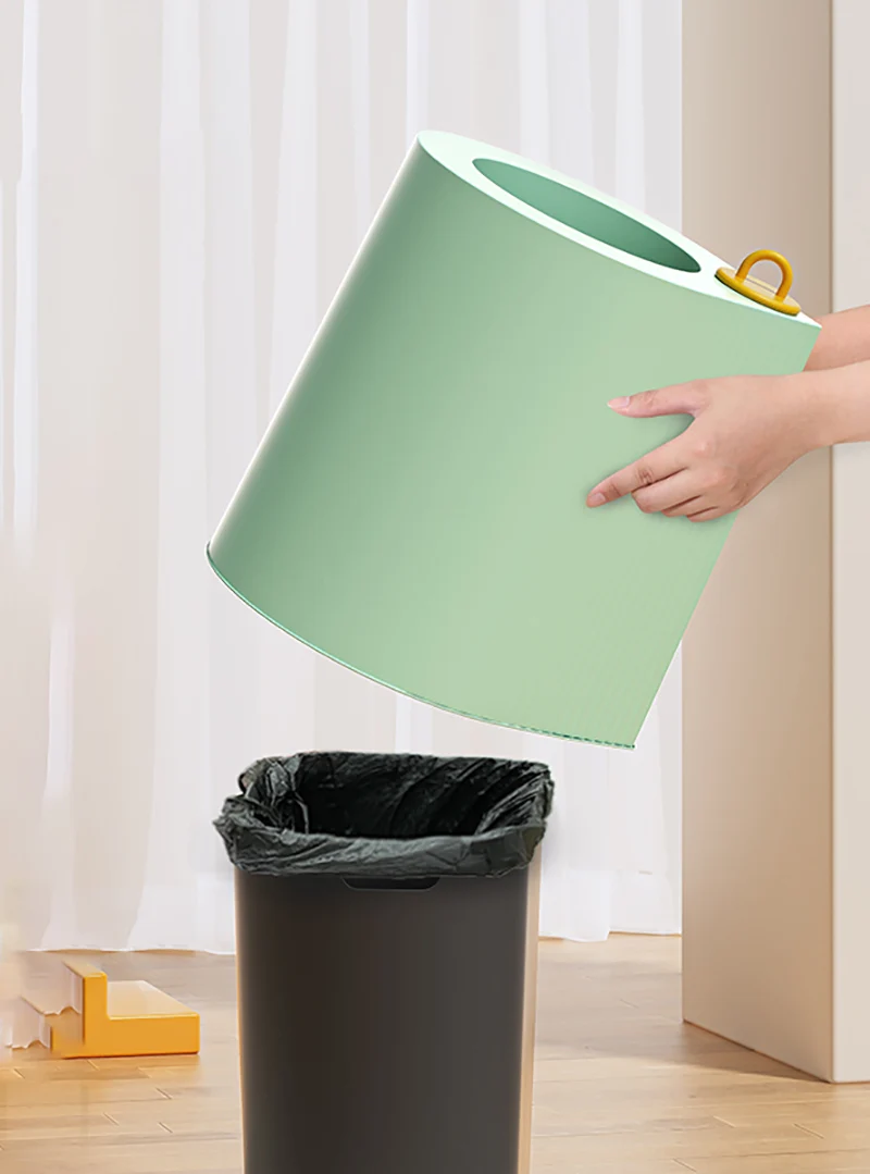 Leasylife Customized PP Plastic trash can dust bin garbage waste bin