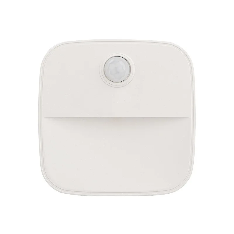 2 pc adjustable plug-in LED motion sensor light soft warm white with Dusk to Dawn Sensor human body induction simple warm white