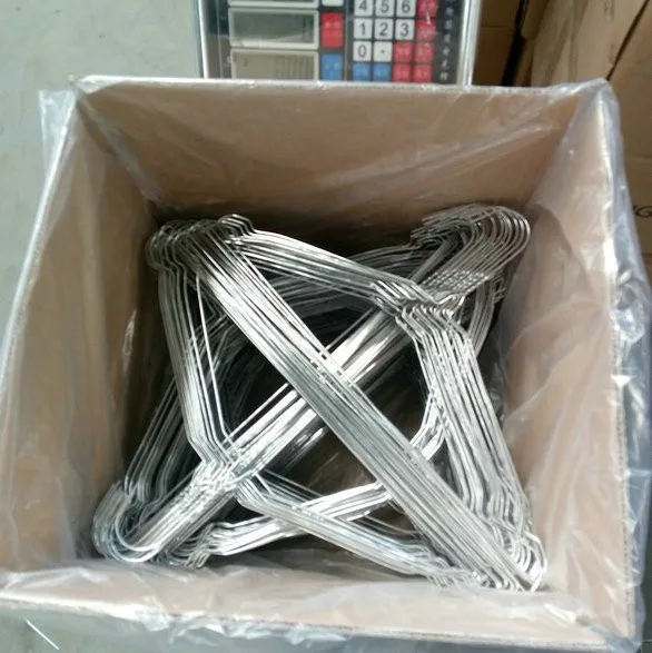 16 inch 13Gauge Wire Hangers Steel Metal Laundry Clothes Hangers Long Neck