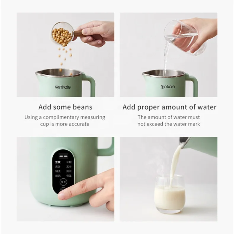 Hot Sale soybean milk machines Homemade Nut,Almond, Oat, Coconut, Soy, or Plant Based Milk maker machines