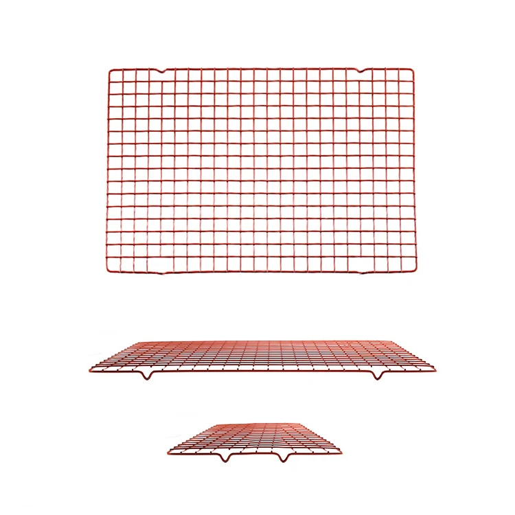 Stainless Steel Wire Mesh Food Bakery Cookie Cooling Tray Rack