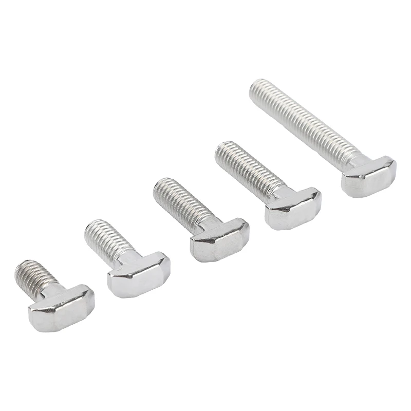 Болты с Т-образной головкой m4 m5 m6 m12 ручка T-bolt t-slot t-hhead slot channel m8 t-bolts 16 мм * 20 ss 316 304 болты из нержавеющей стали