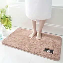 Non Slip Bathroom Rug Bath Mats Super Absorbent Floor Mat Soft MicroFiber Polyester Bathroom Carpet