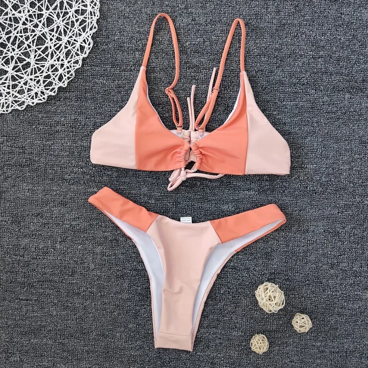 High Waist micro bikini Custom Hot Sexy Bikini Fashion Two Pieces Swimsuit for Women