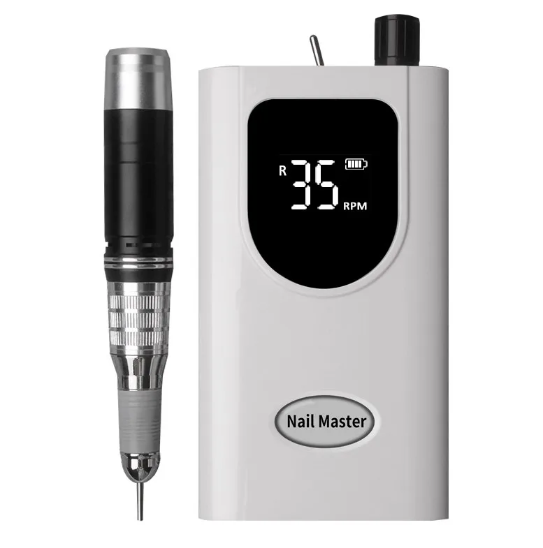 35000RPM Portable Electric Nail Drill Machine Manicure Set File Nail Pen Machine Kit Nail Grinder EU 0~30w