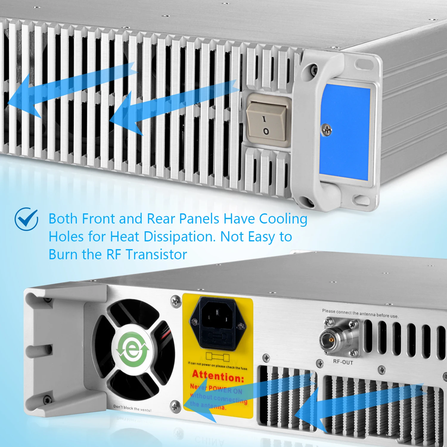  FMUSER FSN-1000W 1000 Вт 1 кВт FM-трансляционный радиопередатчик дальнего радиуса действия для оборудования