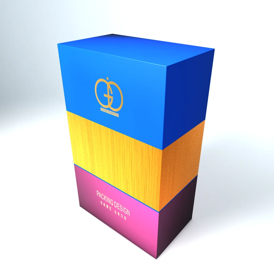 Flip Folder Fragrance Gift Box Custom Luxury Perfume Packages Colorful Perfume Boxes