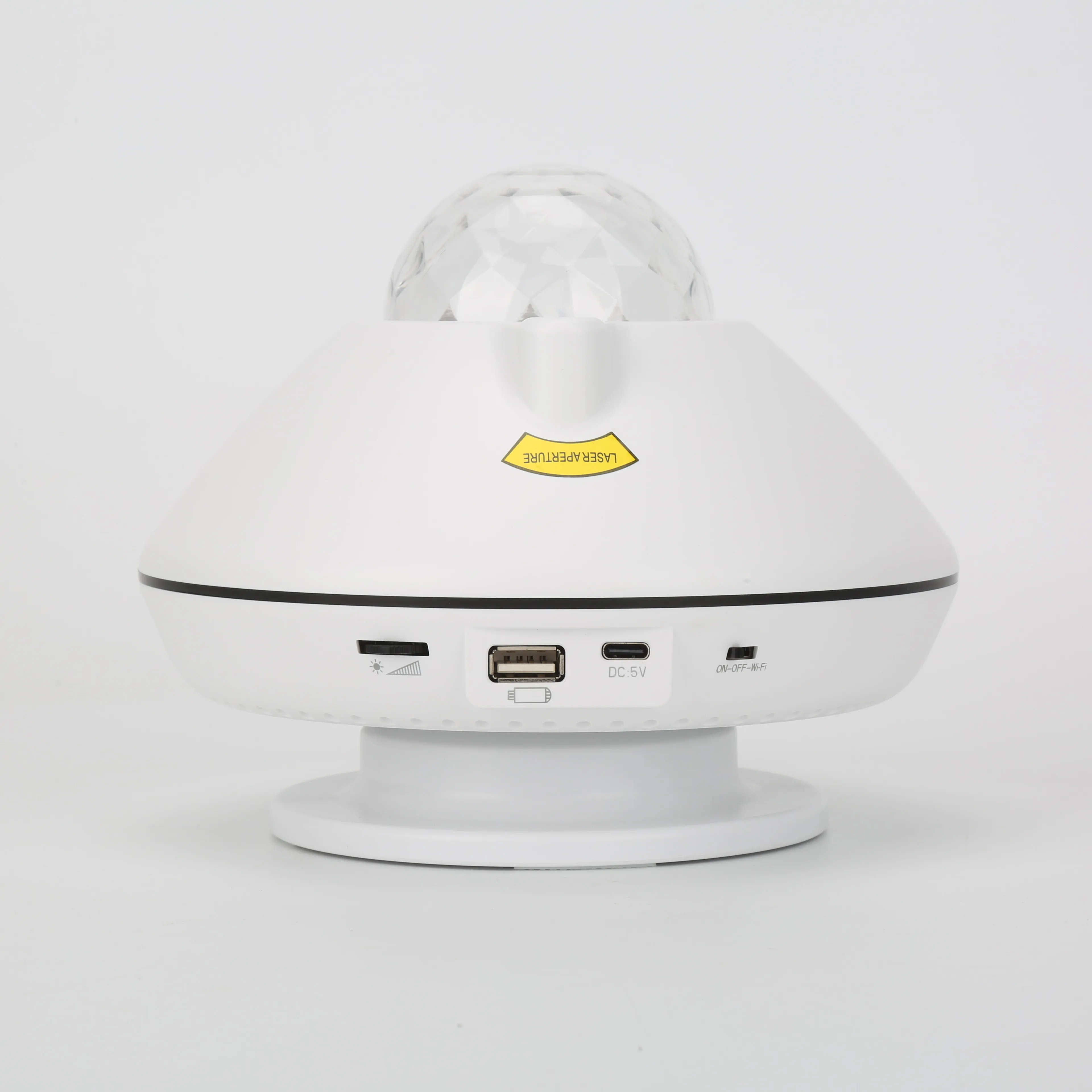 360 градусов коническая музыкальная лампа Галактический проектор ночной свет с белым и черным для гостиной и спальни