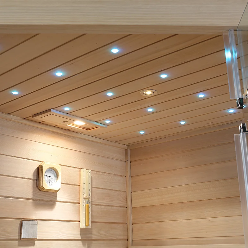 2024 New Design Luxury Indoor Dry Steam Sauna Electronic Stove with Sauna Room Accessories