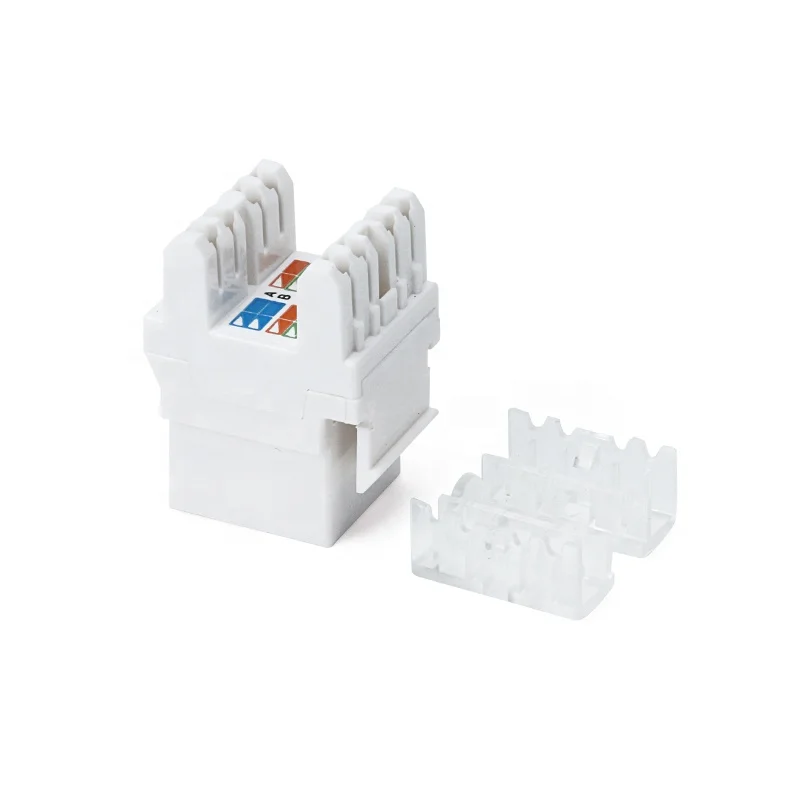 Module RJ45 Cat6 UTP Female Keystone Jack Short Type 180 Degree Toolless Keystone Jack for Patch Panel