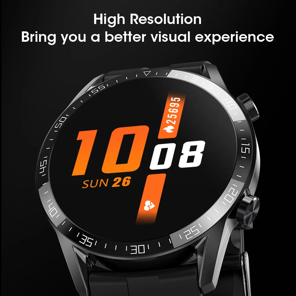 L13 metal round Smart Watch Bluetooth Call ECG PPG Heart Rate Blood Pressure IP68 Waterproof Smartwatch stainless band VS L11 L8
