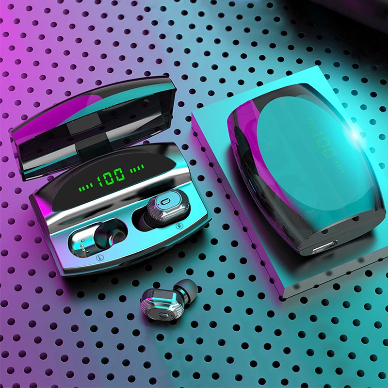 Новые TWS беспроводные наушники-вкладыши Bluetooth наушники с led-дисплеем перезаряжаемая гарнитура