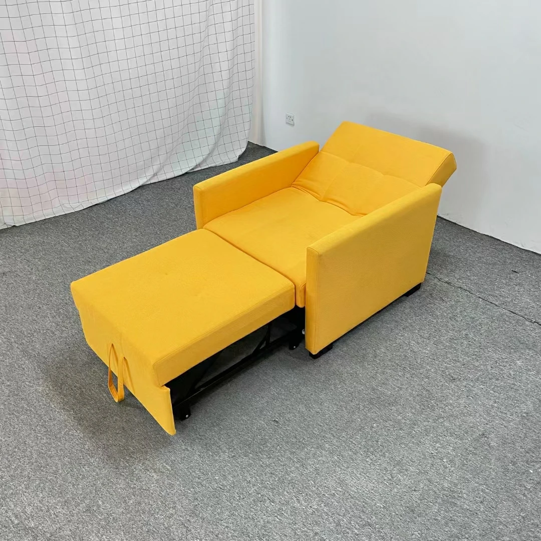 Modern Lving Room Hotel Cum Smart Couch Sofas Furniture Fabric Foldable Single Sofa Pull Out Transformer Folding Sofa Bed