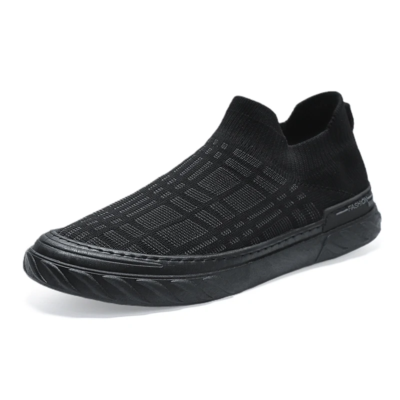 Jackbaggio Made Stylish Anti Odor Men Cheap Low Price Woven Fabric Slip On Casual Shoes Factory