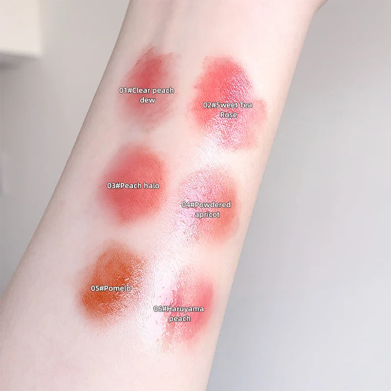 Wholesale Gege Bear Lip Makeup High Pigment 6 Colors Waterproof Long Lasting Non Smudging Hide Lip Lines Water Light Lipstick