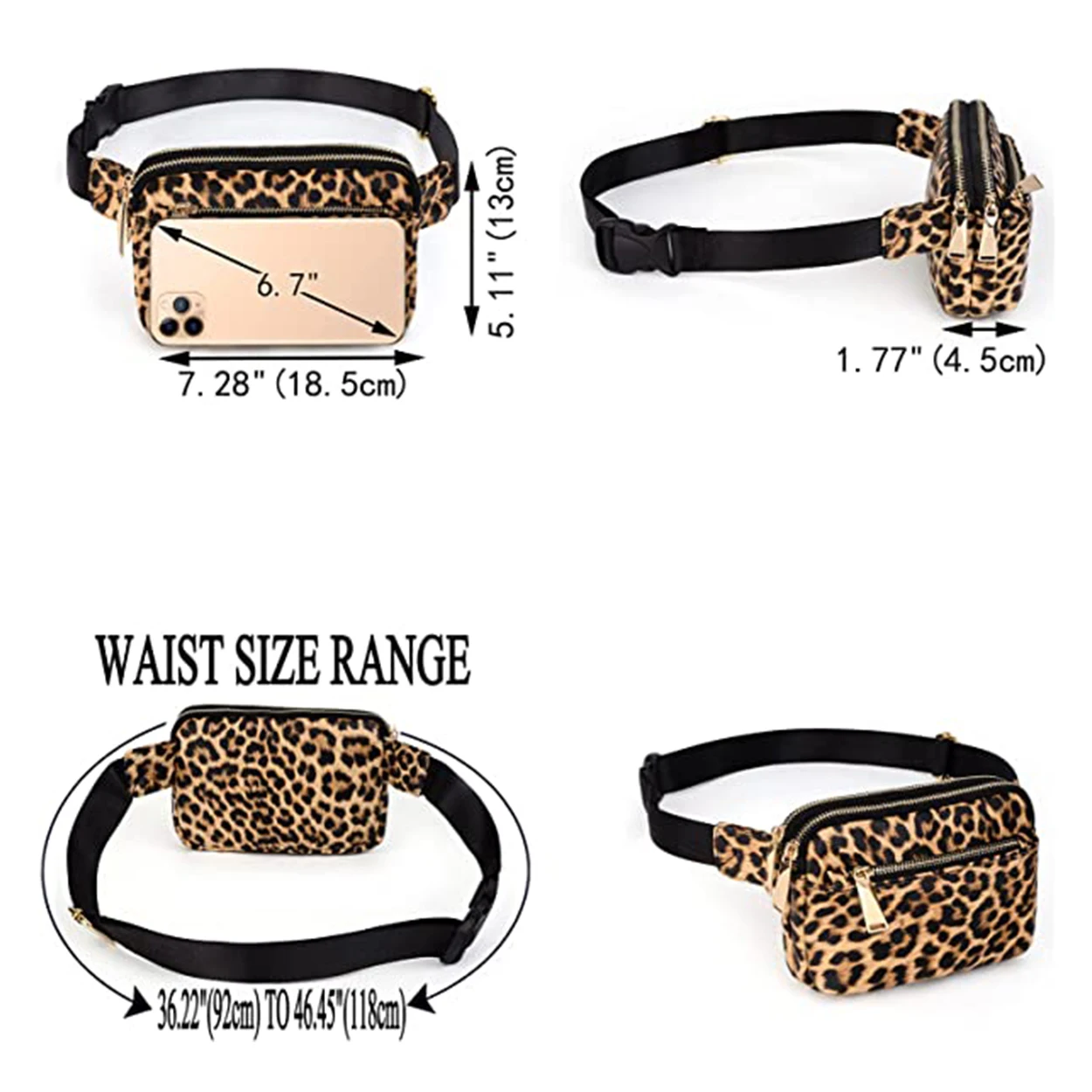custom  travel fanny pack mini leather fanny pack lulu lemon fanny pack luxury waist bags for women