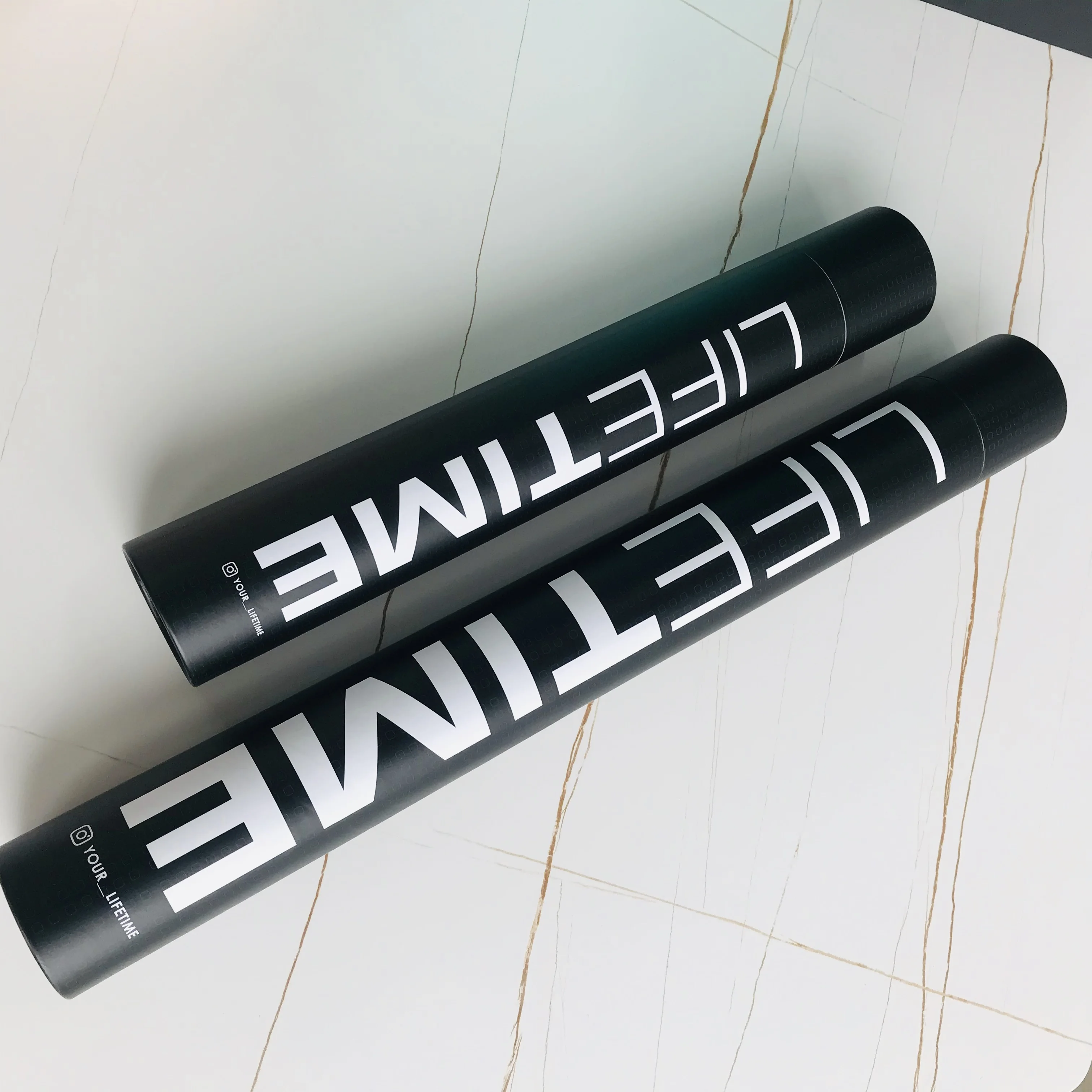 Customized Recyclable Kraft Paper can Tube Packaging eco friendly cardboard poster A1 A2 A3 A4 long mailing tube gift paper box