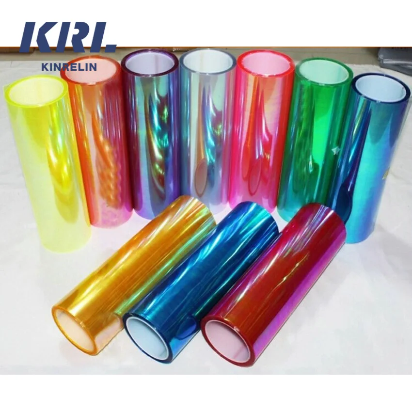 Car Styling Decals PVC Material Car Decoration Headlight Tinted Vinyl Film