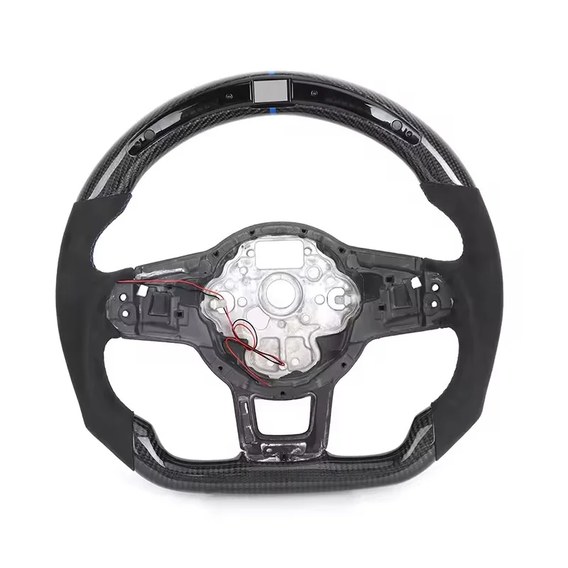 Карбоновая светодиодная рама без центральной отделки для VW Volkswagen Golf Mk4 MK5 MK7 5 6 7 7,5 6R 7R 8R Gti