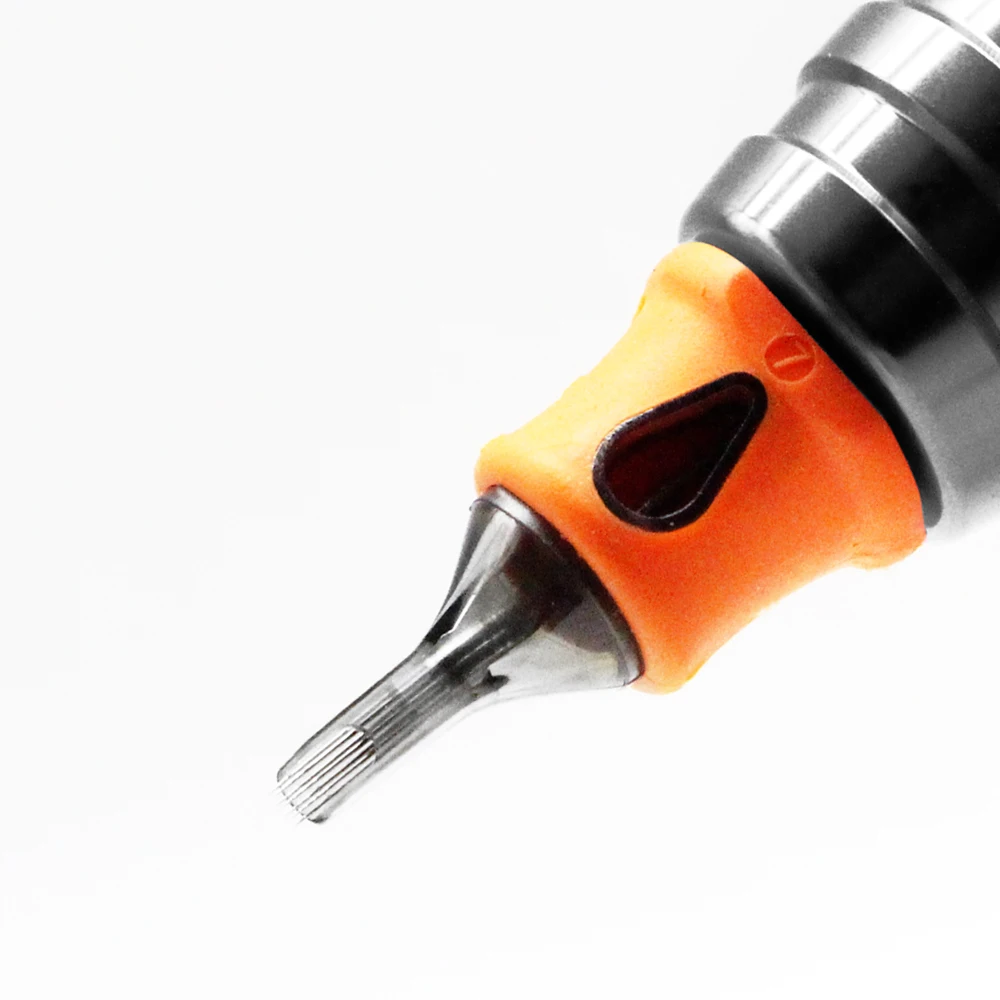 2022 Hot Tattoo Cartridge ENZO Round Liner Shader Bugpin Available Long Tips For All Size Permanent Makeup 1RL Needles