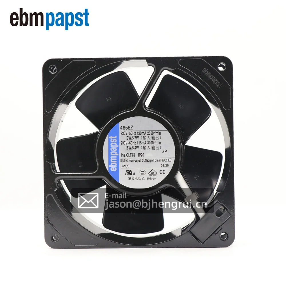 230V 120mA металлический Высокая термостойкость вентилятор Ebmpapst 4656Z 12038 осевой шкаф охлаждения