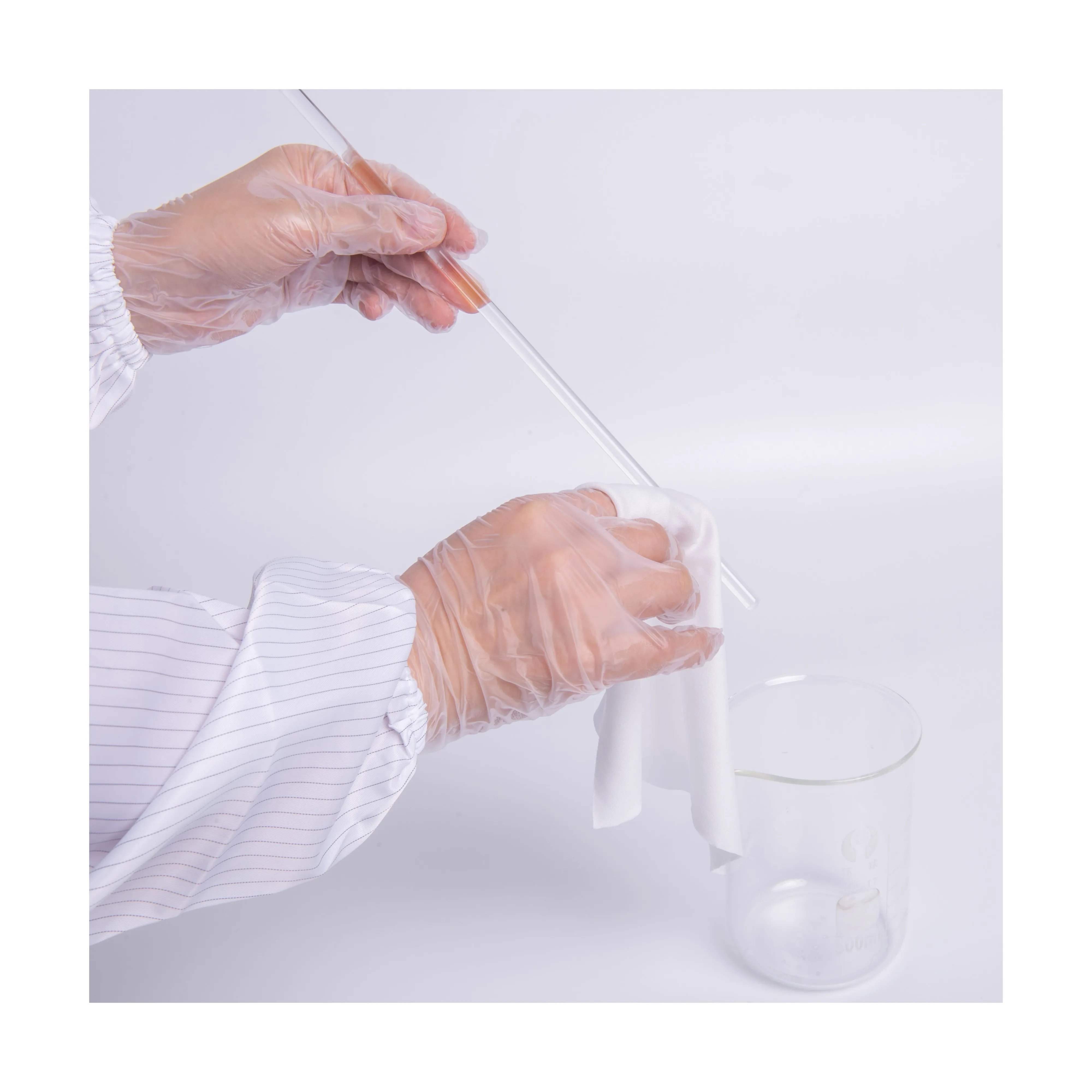 
Cleanroom Consumables High Quality 100% Polyester Cleanroom Wiper Available in Heavy or Light Weight 