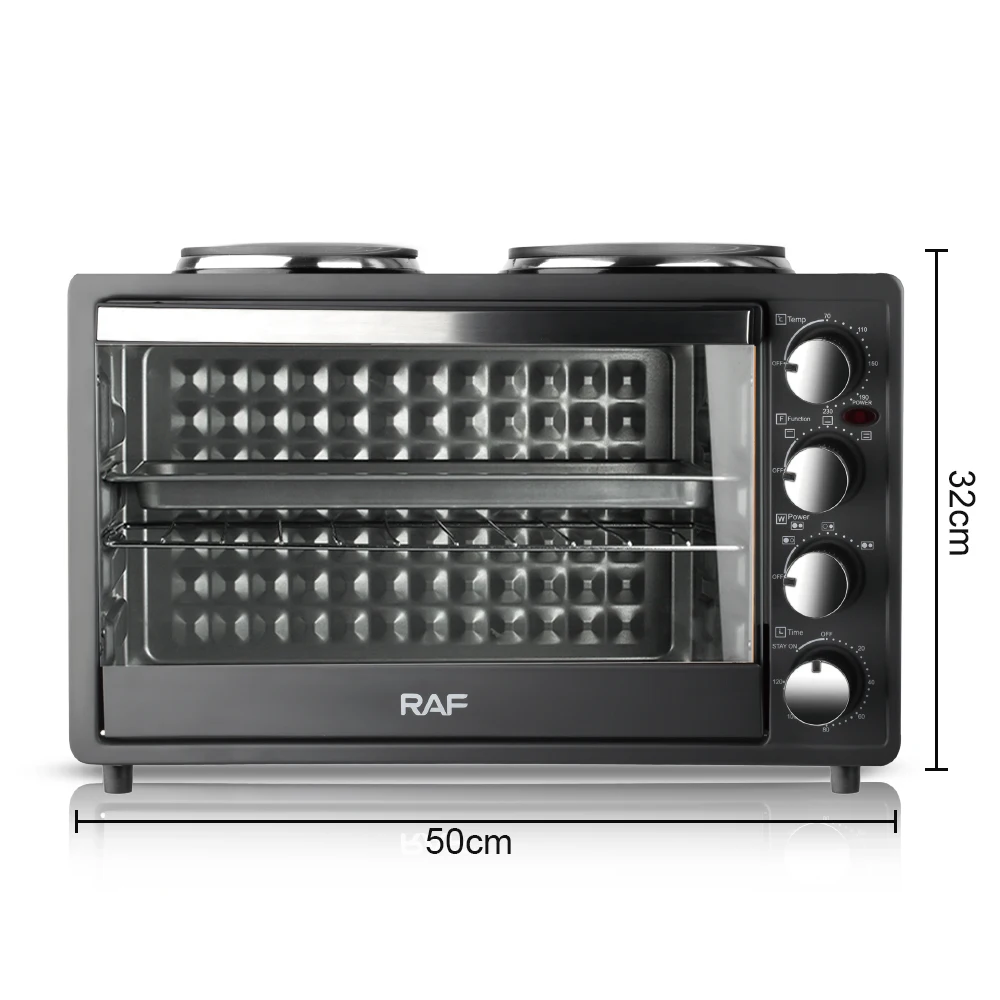 40L Electric Toaster Oven with 2 hot plates in top Kitchen Appliances for household