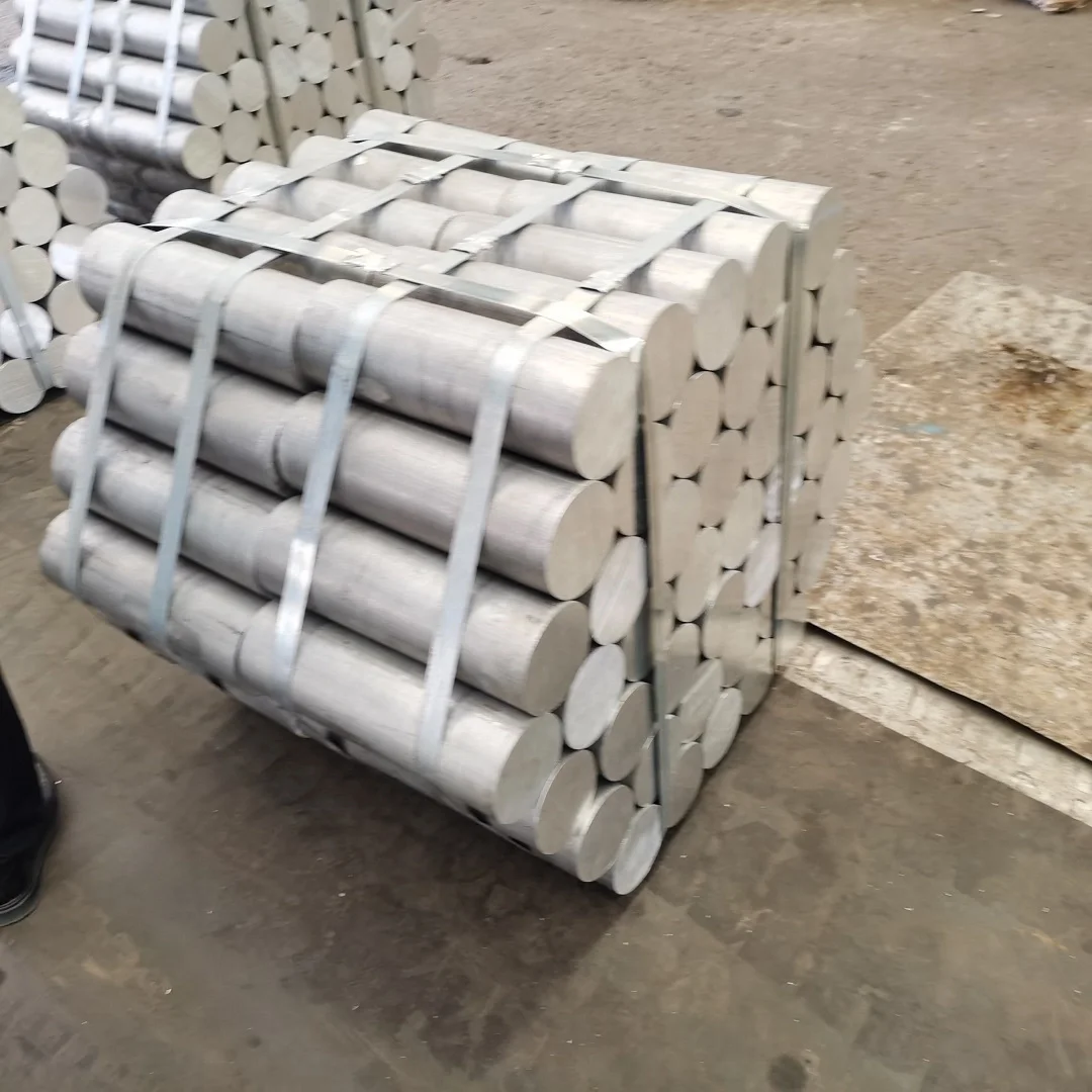 High Quality Aluminum primary billets with round shape bar from China supplier 4032 6060 6063  6082 Extrusion Aluminum Billet