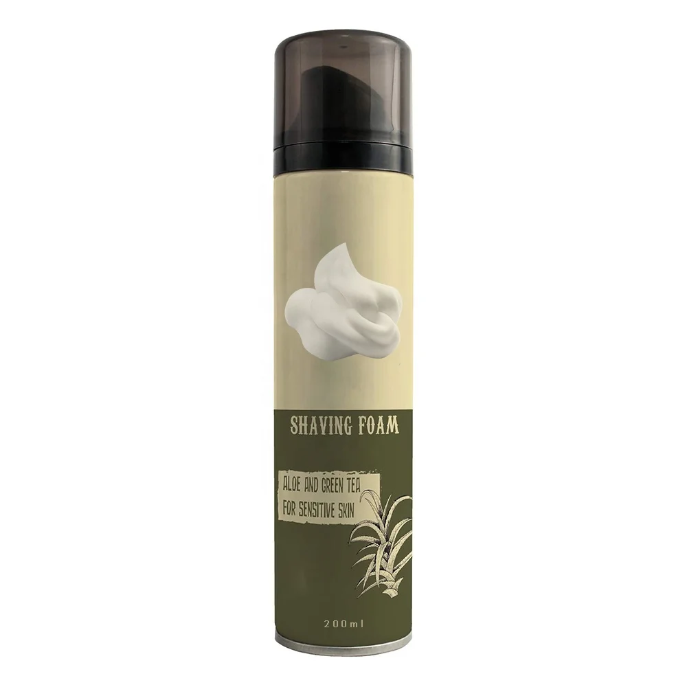 
200ml Wholesale personalised shave foam set with thick and rich foam for him he 