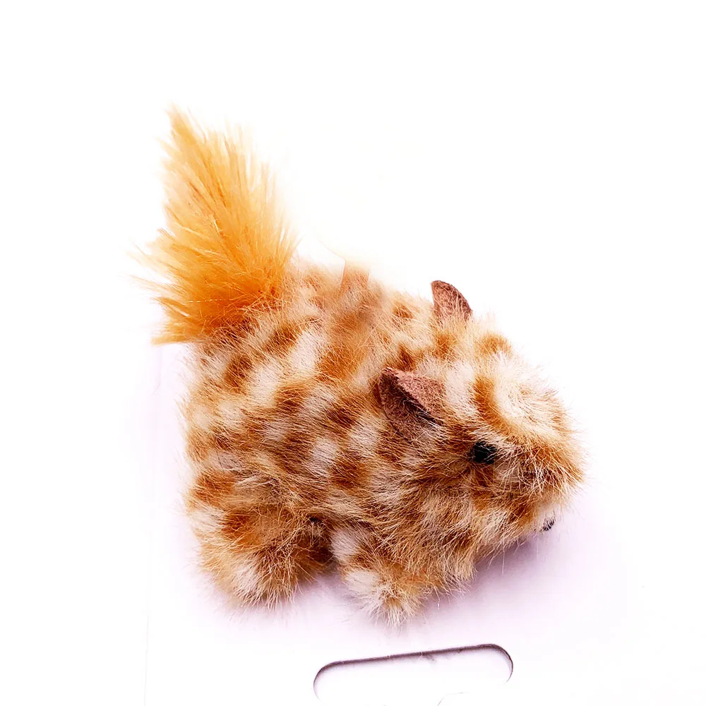 
High quality cute recycled organic growing polyester cat toys for hamster 