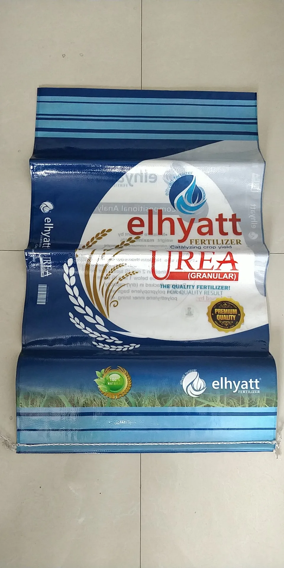 Custom design empty 20kg 25kg organic fertilizer packaging bag urea fertilizer 50kg sack plastic pe agricultural fertilizer bag