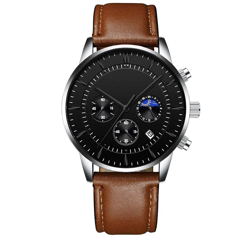 Business Waterproof Wristwatches Mult functioanal Watch for men Quartz Watches