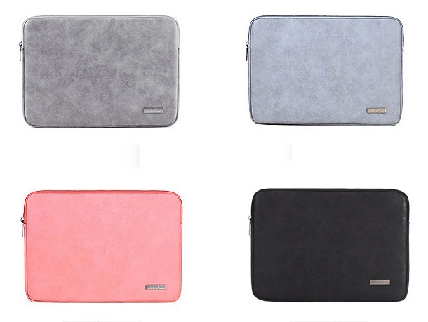 2020 hot selling office laptop sleeve bag leather laptop cover sleeve for 13/14/15 inches macbook