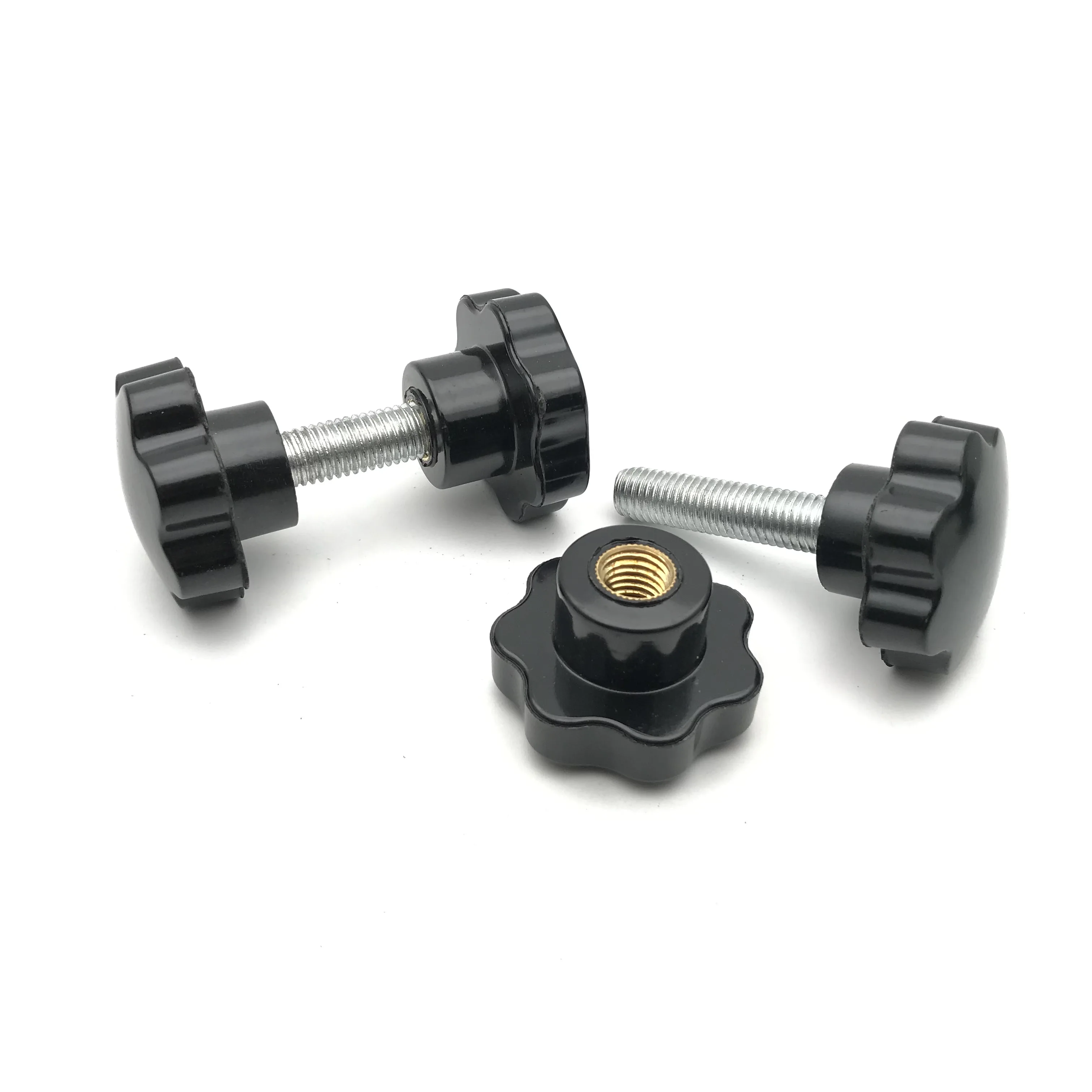 m3 m4 m5 m6 m8 m10 m12 Plastic head star wing nut knob clamping knurled screw knob Screw