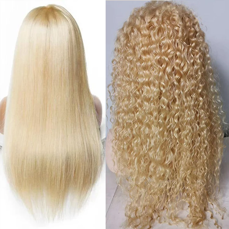 Brazilian 613 Blonde  Full Lace Wig Human Hair 40 Inch 613 Virgin Hair Human Hair Lace Frontal Wig