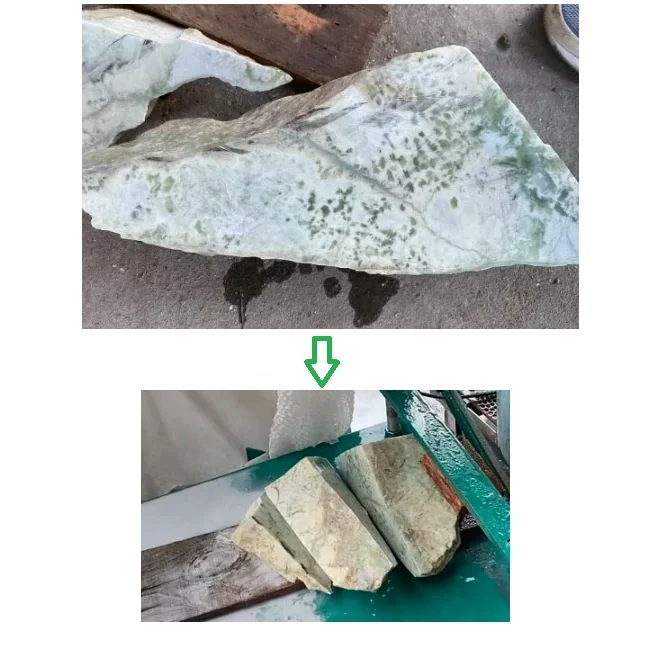 gem Jade Stone Cutting Machine Lapidary Rock Saw Jade Drop Saw automatic