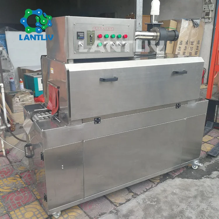 Cosmetic Food Daily Chemical Plastic Bottle Jar Sleeve Film Label Heat Steam Shrink Tunnel Wrapping Machine with Steam Generator