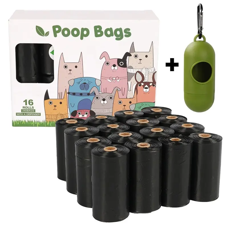 Eco-Friendly Bio Degradable Dog Cornstarch Eco Friendly Compostable Biodegradable Poop Bags For Pet Poop