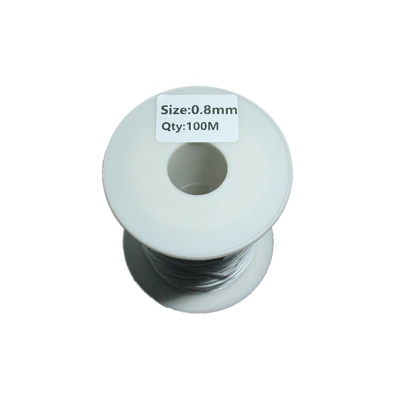 Japanese Quality 100m Braided PE Fishing Line 16 Strands PE Braided With Steel Wire Core